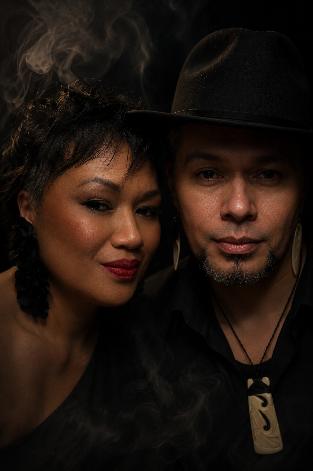 Paula Parore and Clay Darius