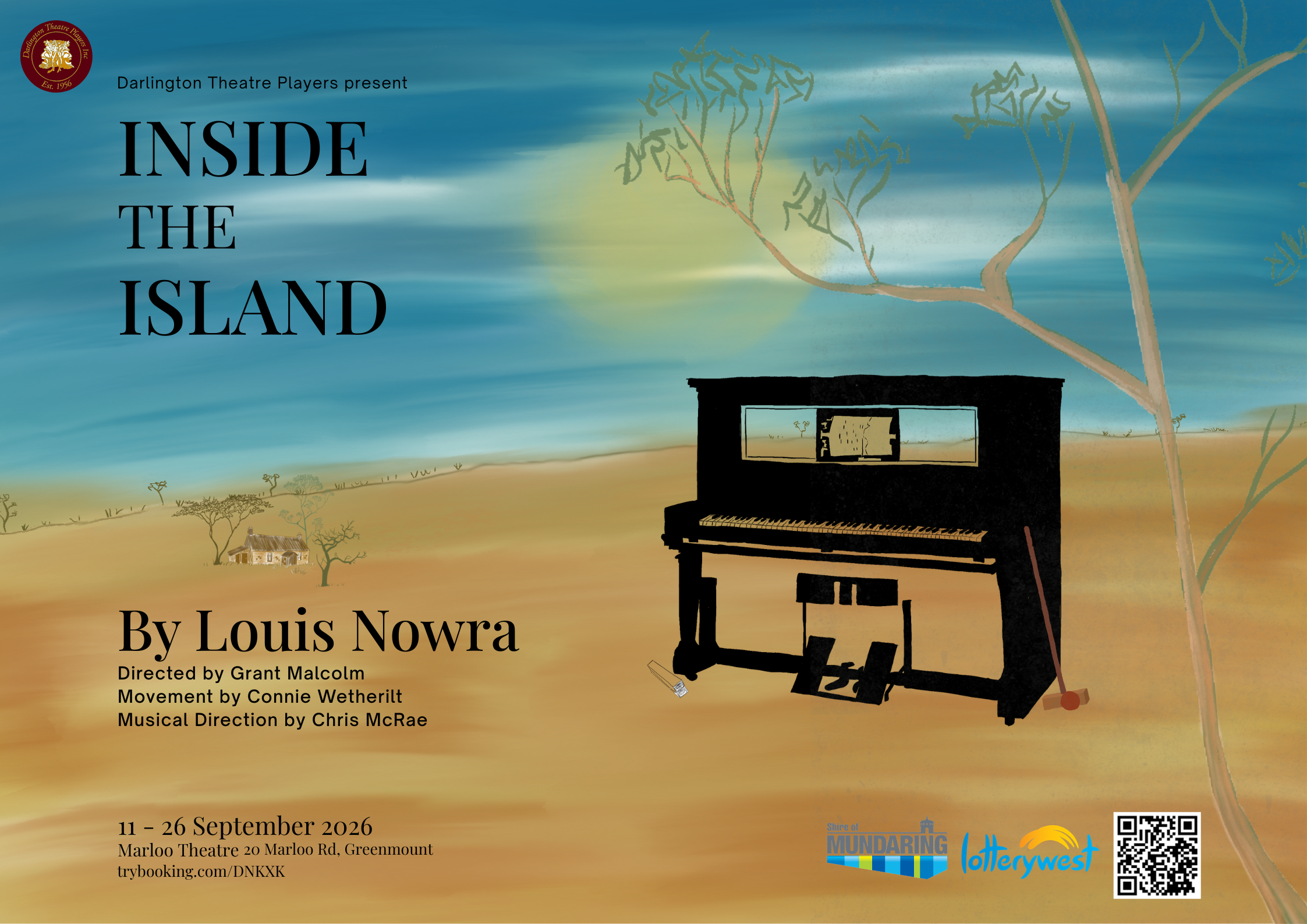Inside the Island — official Darlington Theatre Players production artwork